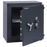 Chubbsafes Trident Grade 5 110 Key Locking Safe with door slightly open and 1 shelf