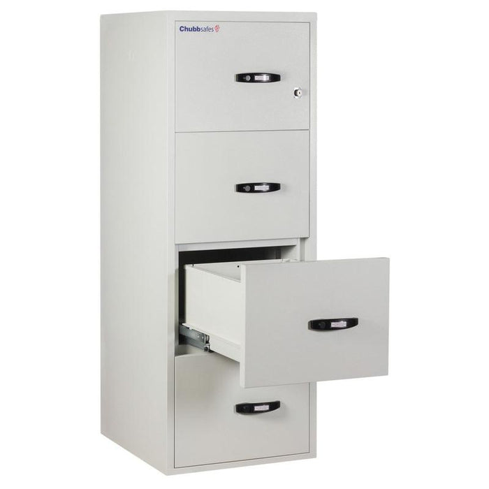 Chubbsafes Fire File 60 - 4 Drawer Key Locking Filing Cabinet