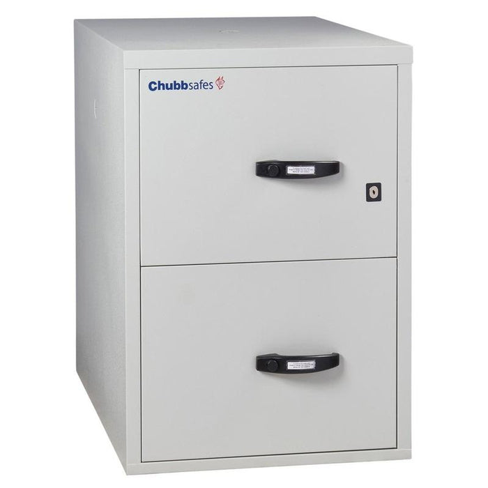 Chubbsafes Fire File 120 - 2 Drawer Key Locking Filing Cabinet