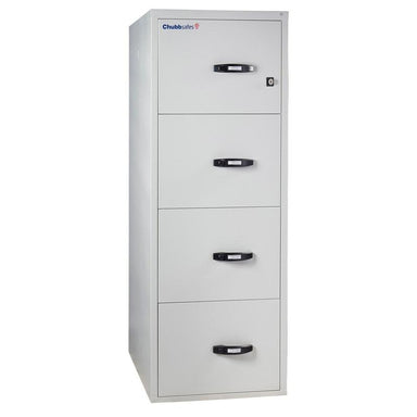 Chubbsafes Fire File 120 - 4 Drawer Key Locking Filing Cabinet
