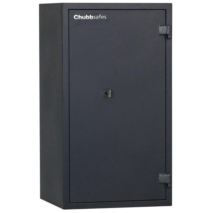 Chubbsafes HomeSafe S2 30 P 70K Key Locking Safe with key and door closed