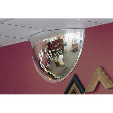 Securikey Hemisphere Convex Exterior Half Face Mirror - M18535HO 600MM