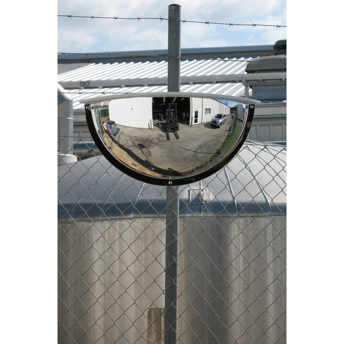 Securikey Hemisphere Convex Exterior Half Face Mirror -M18553HO 900MM