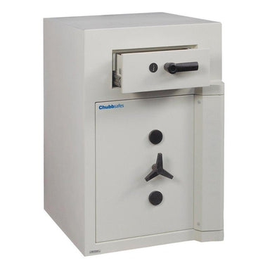 Chubbsafes Europa Grade 1 Size to Key locking deposit safe with an open drawer deposit
